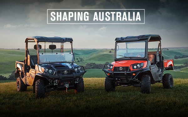 Allclass Special Advertisement image with Two KTV-XG850 parked in open sky & Shaping Australia white Text