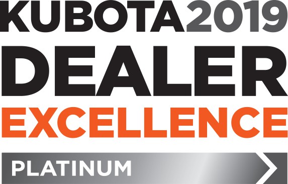 Kubota 2019 Dealer excellence platinum award