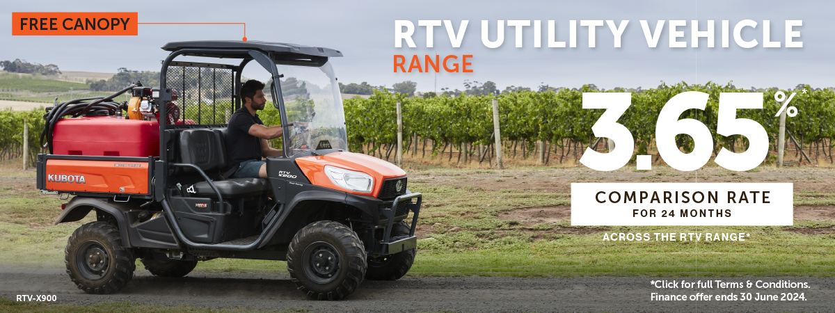 RTV Utility Vehicle By Kubota In QLD