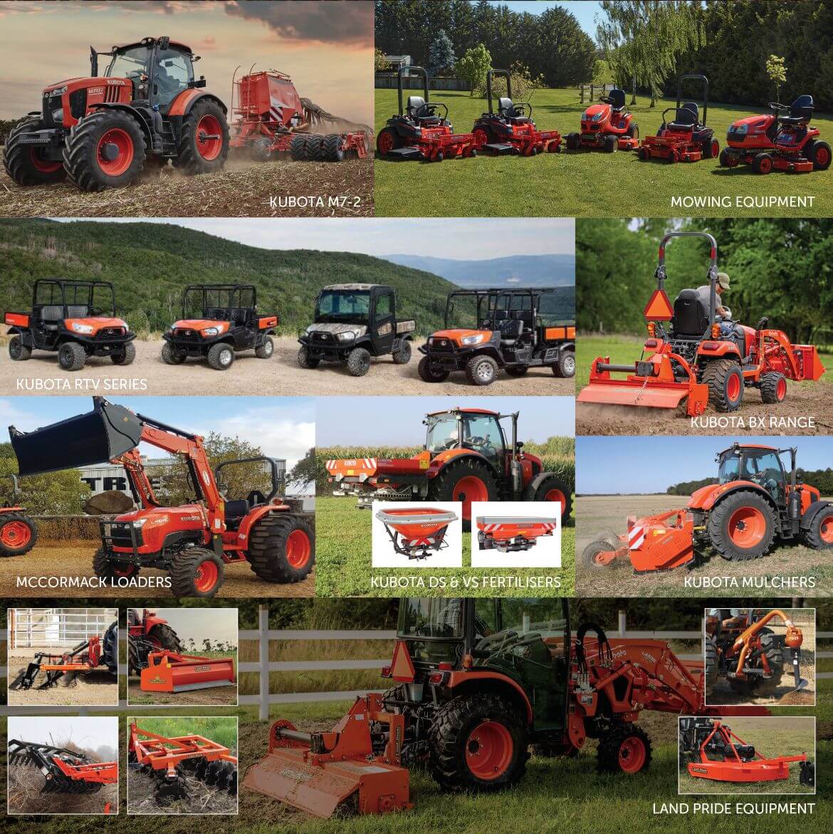 Other Kubota Products Available on the Ride Drive & Dig Day in Beerwah, Queensland