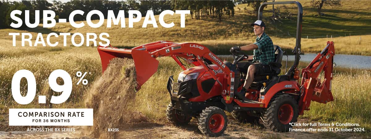 Sub-Compact Tractors on Installments in Queensland