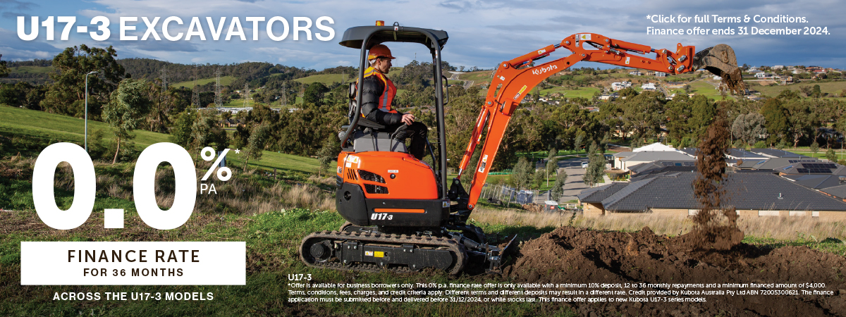 Allclass Offers for U17-3 Excavators in QLD, Australia