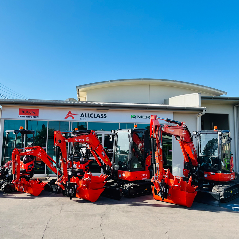 Kubota Excavators at Rockhampton