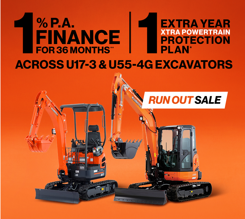 Allclass Orange October_Kubota Excavators