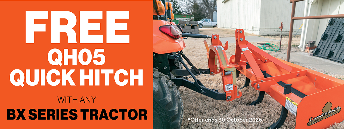 Free Quick Hitch with BX Tractor