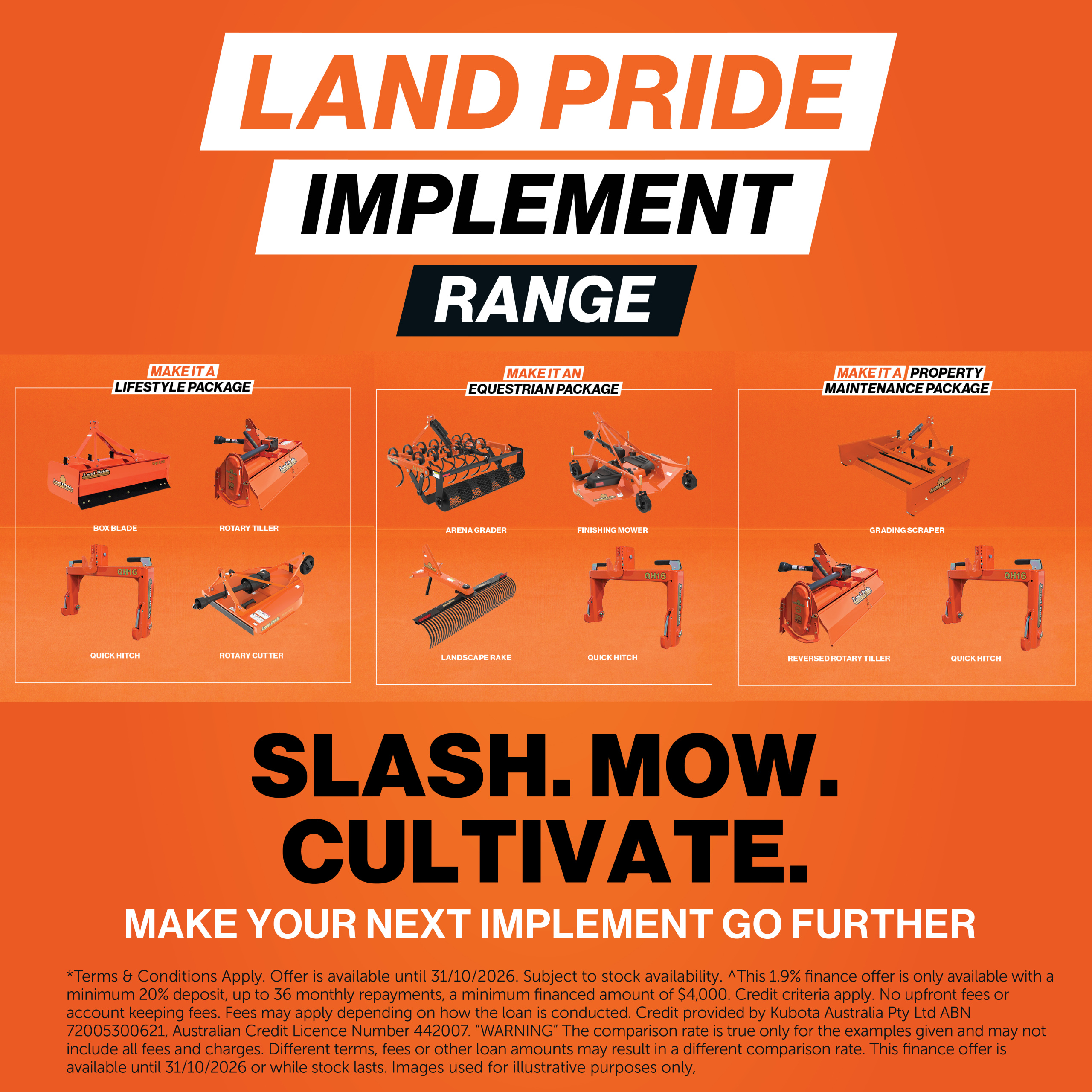 Allclass Orange October Implement Range