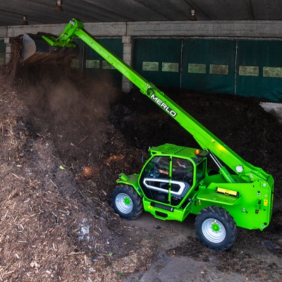 Merlo High-Capacity Telehandler at Work
