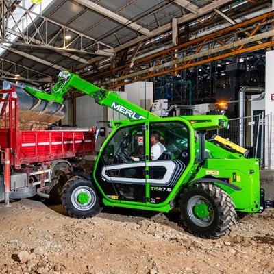Merlo Stabilised Telehandler at Work Height